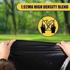 Heavy Duty Extra Large 55 Gallon Black Trash Bags, 1.92 Mil Industrial Garbage - Image 6