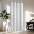 Joydeco Blackout Door Curtain for Doorway Privacy 108 Inches Long, Grommet by JOYDECO