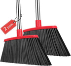NACENA Heavy Duty Broom, 55 Inch Long Handle Outdoor Large Angle Brooms by NACENA