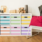 6 Pcs Fabric Storage Cubes Bins - Image 2