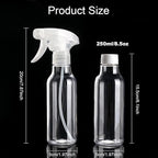 Cosywell Plastic Spray Bottles 8.8oz/260ml 3 Pack Empty Spray Bottle - Image 2