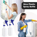 Eccliy 12 Pcs 16 Oz Plastic Spray Bottle, Adjustable Empty Reusable Sprayer - Image 4