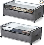 Under Bed Storage with Wheels, Under The Bed Storage Drawers On Wheels by FOUCSSOMEI