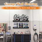 PEKGRIL 2 Pack Garage Wall Shelf, 1X2 Ft Heavy Duty Garage Shelving, Wall - Image 7