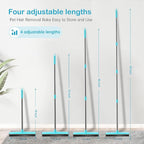 Carpet Rake - 60" Long Handle Pet Hair Removal - Image 4