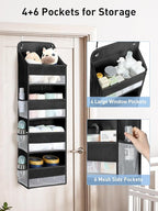 Yecaye 1 Pack Over the Door Organizer, 35.2lbs Load Toy Stuffed Animal Storage - Image 3