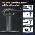 Car Vacuum Portable Cordless, Foldable Handheld Vacuum - Image 3