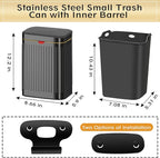 GloDeals Kitchen Hanging Trash Can - Image 7