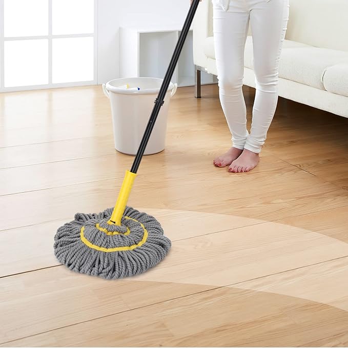 Self Wringing Twist Mop, Wet Mop - Image 6