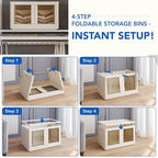 FLEXIMOUNTS 150 QT Stackable Storage Bins - Image 7