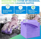 HOMEXCEL Microfiber Cleaning Cloth 12 Pack 12.5 x 12.5 Inch Microfiber Towels - Image 2