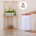 3/8 Inch White Polyester Rope - Image 4