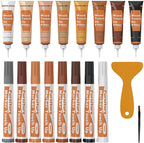 REALINN Wood Furniture Repair Kit 8 Light Colors- Wood Fillers and Touch Up by REALINN