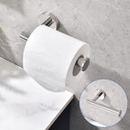 TASTOS Toilet Paper Holder SUS304 Stainless Steel Round Size Polished Chrome 2 - Image 5