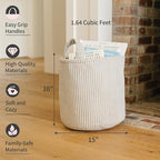 PUTSKA Blanket Basket – Round Storage - Image 2