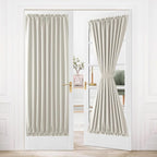 DWCN French Door Curtains – Rod Pocket Thermal Blackout Curtain by DWCN