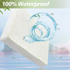 California King Mattress Protector Waterproof Mattress Pad Washable Bamboo - Image 5