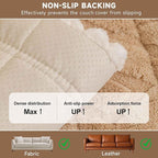 OTOB Pet Couch Covers for 3 Cushion Couch Sofa, Washable & Non Slip Fuzzy Plush - Image 6
