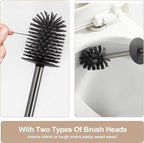 BGL Standing Toilet Brush and Holder GunGrey Aluminium Toilet Bowl Cleaner - Image 5
