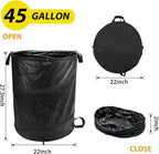 YUDI & GARDEN 45 Gallon Collapsible Garden Bag｜Collapsible Trash Can｜Camping - Image 3