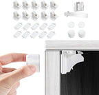 Vmaisi Adhesive Magnetic Locks for Cabinets & Drawers - Image 2