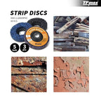 5" x7/8" Stripping Discs Rust Remover Wheel Remove Paint and Oxidation Poly - Image 3