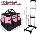 Large Rolling Cleaning Caddy Bag - Image 5