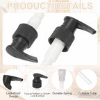 uxcell 8 Pcs Soap Dispenser Pump Heads Soap Dispensers Top Pumps Replacement - Image 3