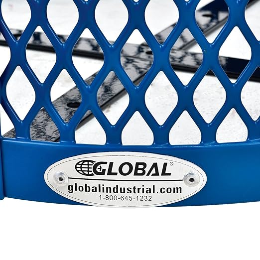 Global Industrial Outdoor Diamond Steel Trash Can - Image 6