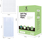 250 Count Anti Fog Lens Wipes for Eyeglasses, Pre-Moistened Individual Wrapped - Image 3