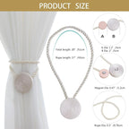 Magnetic Curtain Tiebacks - 12mm Magnetic Tie Backs - Image 2