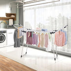 Clothes Drying Rack, Gullwing Laundry Rack, Collapsible, Space-Saving Laundry - Image 4