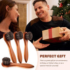 4 Pcs Horsehair Shine Shoes Brush Kit Polish Dauber Applicators Cleaning - Image 6
