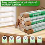 Furniture Markers Touch Up, 20 Colors Wood Filler Sticks, Wood Wax Crayons - Image 4
