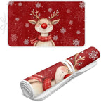 Red Ironing Pad Christmas Ironing Blanket Thick Travel Iron Pad Heat Resistant by Unknown