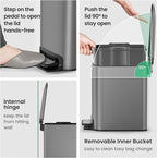 Cesun Small Bathroom Trash Can - Image 5
