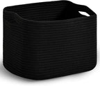 Woven Cotton Rope Storage Basket by ICERZCZ
