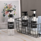 Segbeauty 3pcs Refillable Shower Bottles, 500ml Each - Image 6