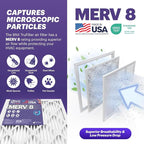 BNX TruFilter 16x16x1 Air Filter MERV 8 - Image 3