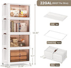 Jalove 88QT Plastic Storage Bins - Image 2
