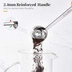 Long Handle Coffee Scoop: 5.98 Inch 18/8 Stainless Steel 2 Tablespoon Metal - Image 8
