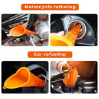 4 Pcs Plastic Long Neck Oil Funnel - Image 6
