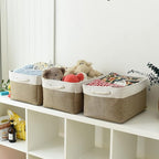 TheWarmHome Storage Basket for Organizing- 15.7x11.8x8.2 inch 1 Pack Fabric - Image 4