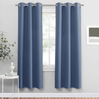 PONY DANCE Blackout Curtains for Bedroom 72 Inch Length 2 Panels Set, Privacy by PONYDANCE