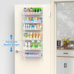 Over the Door Pantry Organizer, 6-Tier Over the Door Organizer - Image 4