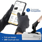 JMU Black Nitrile Gloves, 3.5Mil XS Nitrile Gloves, Latex Free Powder Free - Image 7