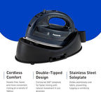 Panasonic NI-WL700A Cordless Steam/Dry Iron, 1500W Wide Stainless Steel Plate - Image 4
