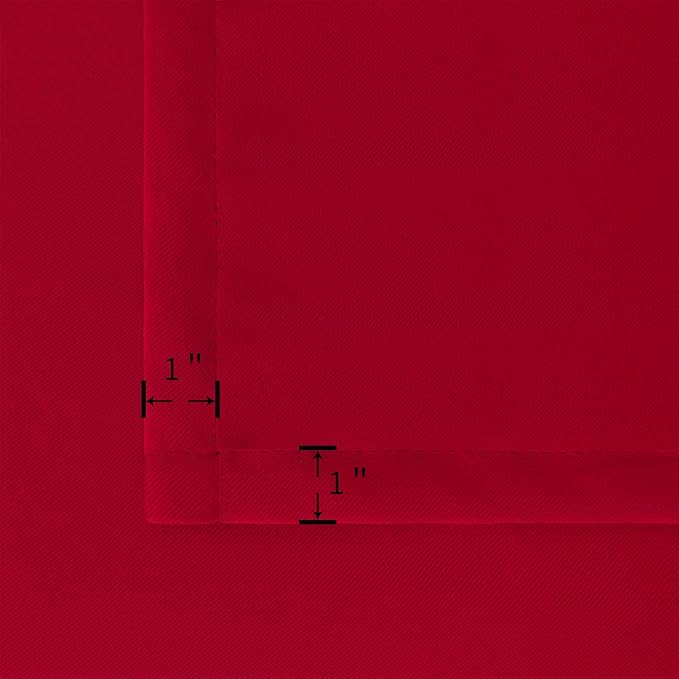 BGment Red Blackout Curtains 63 Inches Long - Image 6