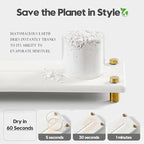 Water Absorbing Stone Sink Caddy Kitchen Sink Organizer Tray, Diatomite - Image 5