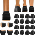 BALEINE 16 Pack Silicone Chair Leg Floor Protectors, Stool Leg Protectors Cap by BALEINE